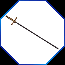 Grillspiess inox/Messing - 32 cm